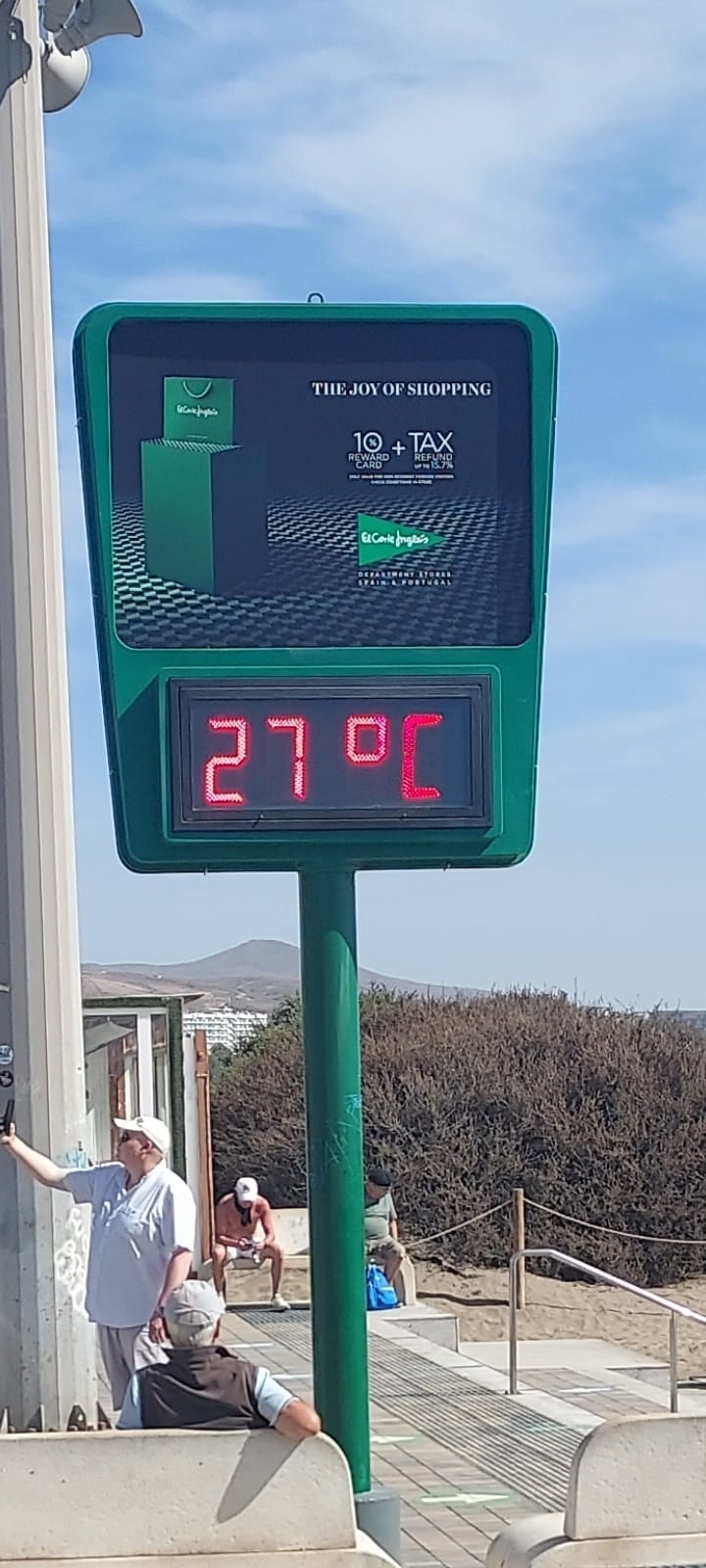 Perillä oli lämpöä keskimäärin sopivasti. (J-L:n mielestä liikaa ja SP:n mielestä liian vähän) Kuva:SP