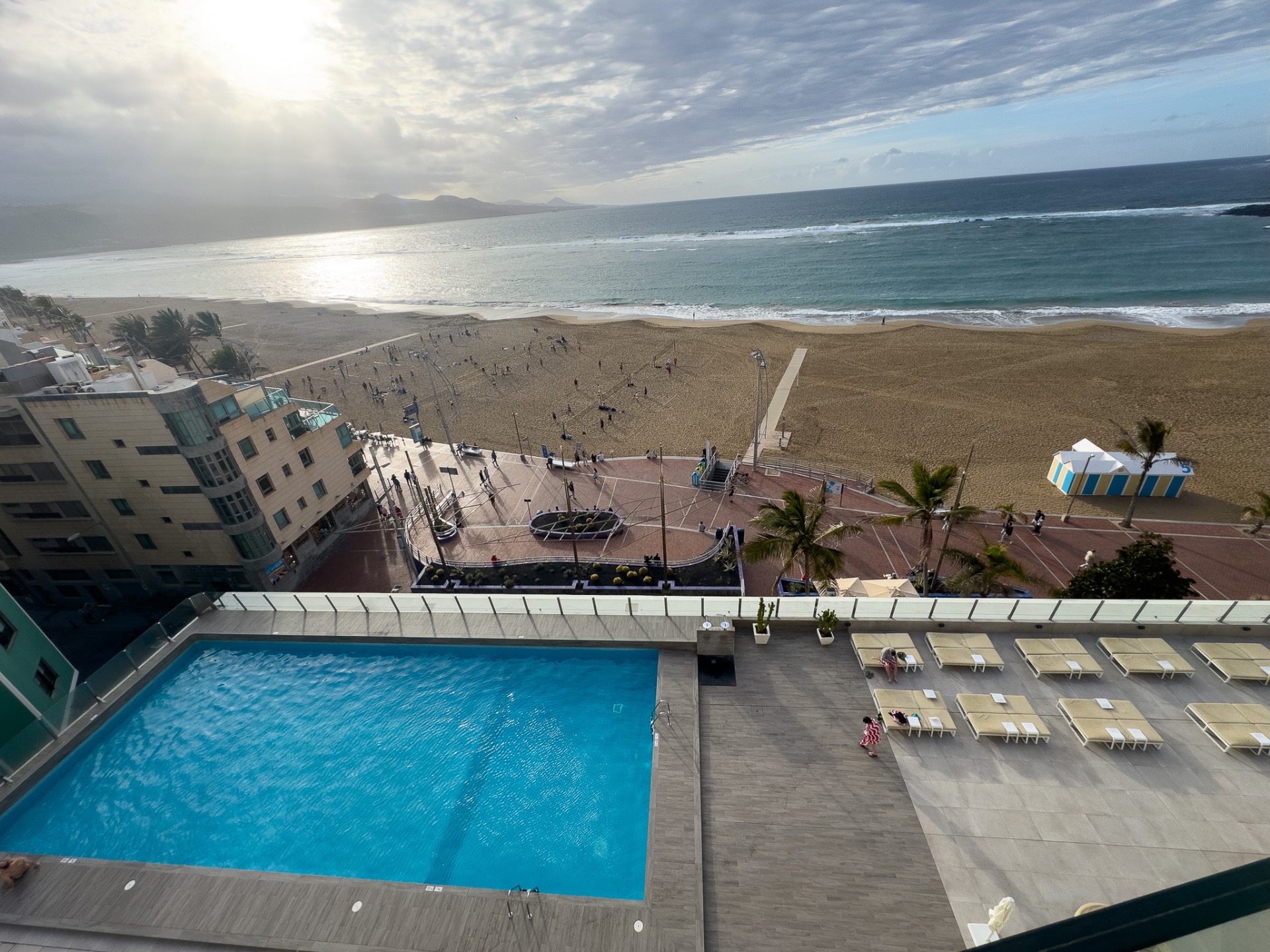 Huoneen vaihdon jälkeen maisema kuitenkin onneksi parani monta pykälää.